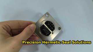 Hoge precisie glas-op-metaal afdichtingen 4J50-connector