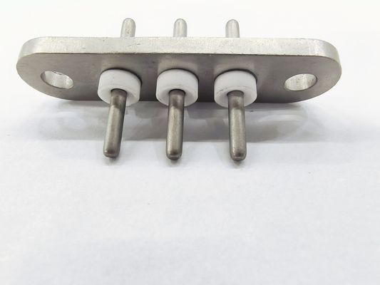 Hermetische terminals met een enkele afdichting met 45 staal-electroless-nikkelplating