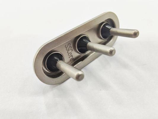 30A 600V gehard staal hermetische enkeldichtingsterminals met elektroless nikkelcoating