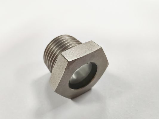 Hermetisch zichtglas met staalconstructieglas metalen zegel met draadverbinding 6MPa-10MPa druk