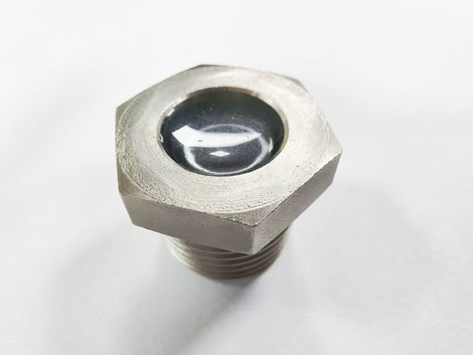 Hermetisch zichtglas met staalconstructieglas metalen zegel met draadverbinding 6MPa-10MPa druk