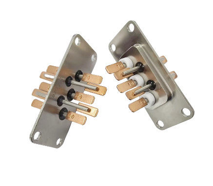 10 PINS kern koper-geplatte tin hermetische afdichting terminal met dubbele soldeerpads gemaakt door glas-keramische-metaal sintering