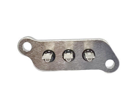 Nickel-geplatte korte lasbak verzegelde terminal met 30,6 mm naaldlengte en 1000MΩ isolatieweerstand