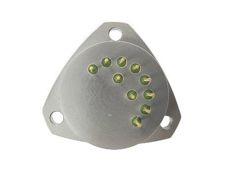 8 millimeter lange stalen naald gemaakt van 321 roestvrij staal met goud geplatte oppervlakte voor 10 kern connector
