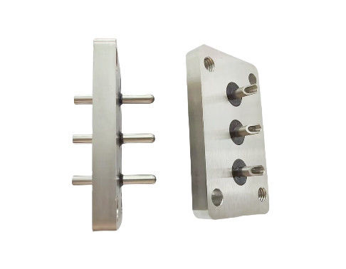23.7mm stalen pin met één getonerd uiteinde en kleine vierkant plaat voor airconditioner compressor afdichting terminal plaat