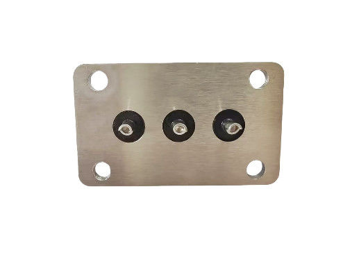 23.7mm stalen pin met één getonerd uiteinde en kleine vierkant plaat voor airconditioner compressor afdichting terminal plaat