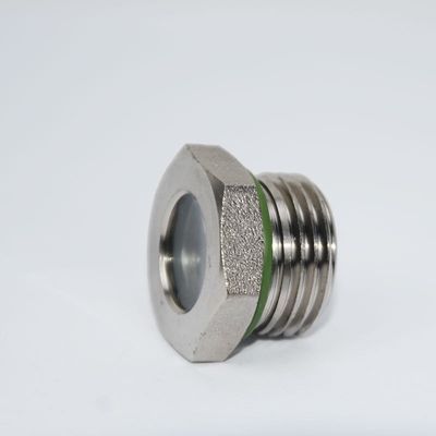 Gepolijst glas met geslepen verbinding en PTFE-dichtmateriaal, speciaal ontworpen