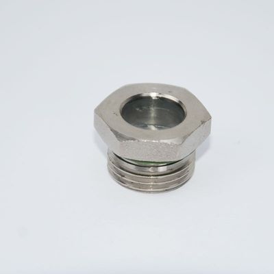 Gepolijst glas met geslepen verbinding en PTFE-dichtmateriaal, speciaal ontworpen