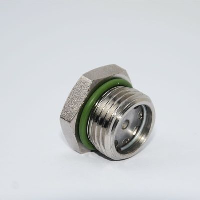 Gepolijst glas met geslepen verbinding en PTFE-dichtmateriaal, speciaal ontworpen