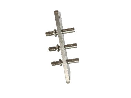 6,2 mm x 42,5 mm x 42,5 mm Aansluitklemmenplaat Nominale spanning 600V Isolatie-eigenschap van 2000 MΩ voor toepassingen