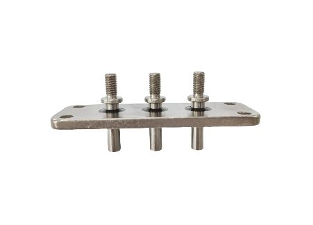 6,2 mm x 42,5 mm x 42,5 mm Aansluitklemmenplaat Nominale spanning 600V Isolatie-eigenschap van 2000 MΩ voor toepassingen