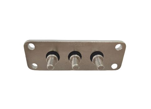 6,2 mm x 42,5 mm x 42,5 mm Aansluitklemmenplaat Nominale spanning 600V Isolatie-eigenschap van 2000 MΩ voor toepassingen