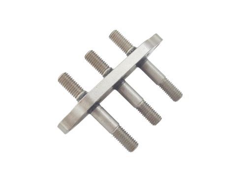 150° MAX Werktemperatuur Hermetische elektrische voertuigconnector met pinnen in SUH446 roestvrij staal