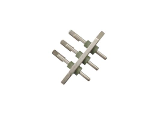 SAPH440 Plaat Hermetische EV Connector Glas en Keramische Isolator SUH446 ROESTVRIJSTALEN Pinnen