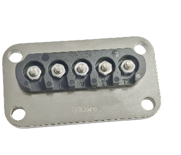 Kwaliteit 5 Aantal polen Aansluitklemmenbord 30A Stroomsterkte Elektrisch Klemmenblok voor veilige elektrische circuitverbindingen fabriek